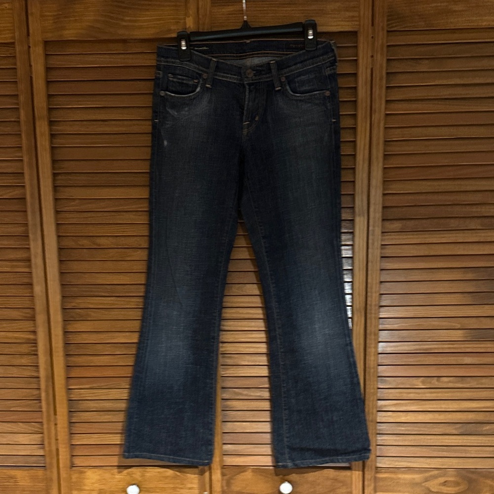 Citizens Of Humanity Dark Blue Boot Cut Jeans